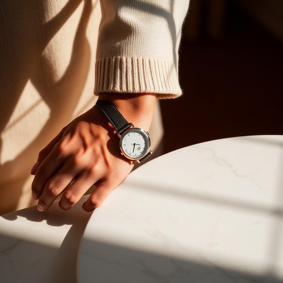 Lifestyle-Aufnahme 1 einer Uhr von Maison Horloge